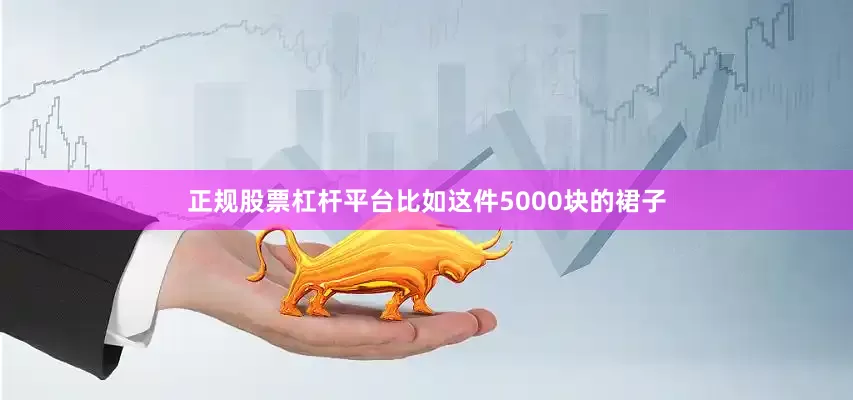 正规股票杠杆平台比如这件5000块的裙子